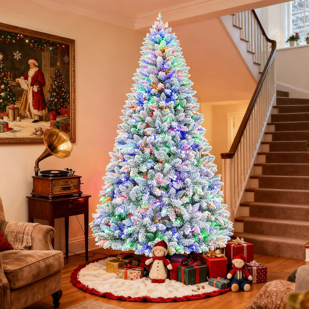 hykolity 6 ft prelit christmas tree with 1,032, main product view
