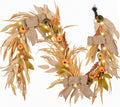 decorbyhannah 6ft fall garland for mantle with lights, main product view