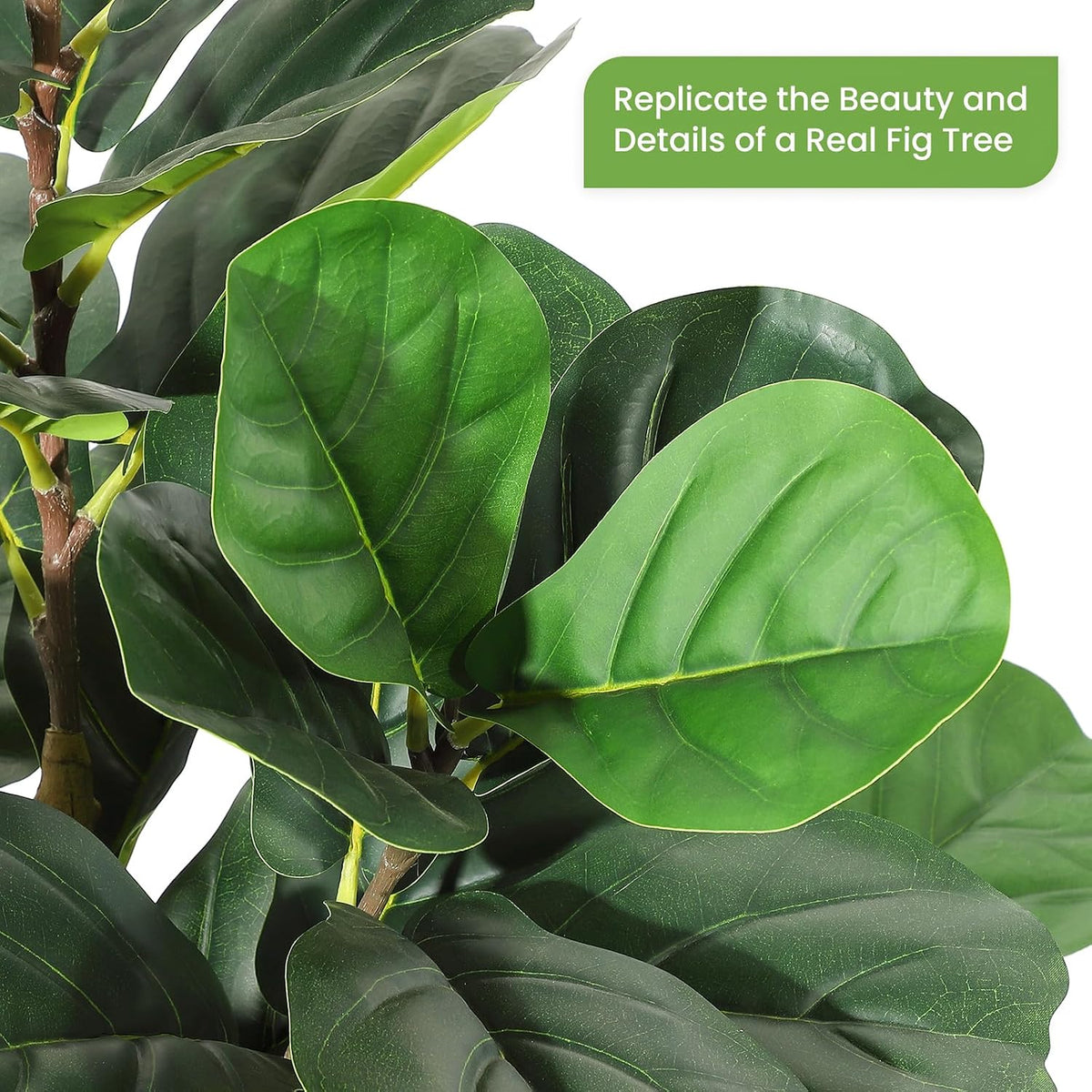 garveehome 6 ft faux fiddle leaf fig tree shown in use