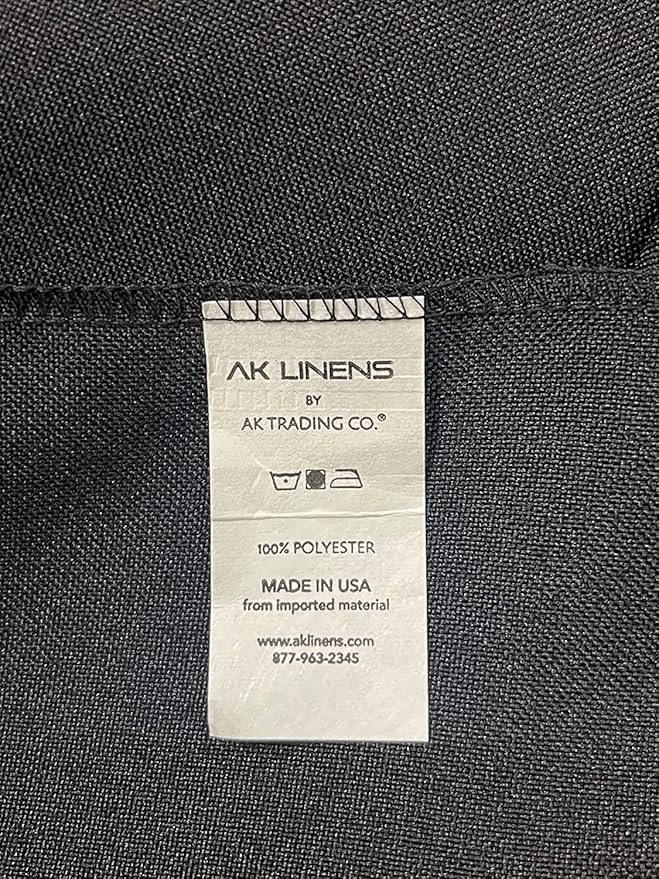 AK TRADING CO. 10 feet x 10 feet Eggplant Purple Polyester Backdrop Drapes Curtains Panels with Rod Pockets - Wedding Ceremony Party Home Window Decorations