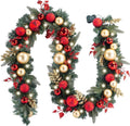 wanna-cul pre-lit 9ft christmas garland with lights 50, main product view