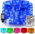 Gvwoxm 66FT 200 LED Rope Lights, 18 Colors with Timer, 5 Modes, Waterproof Plug-in Remote Control Camping String Lights for Outside, Camping, Classroom, Party, Festival Decoration Light Strings