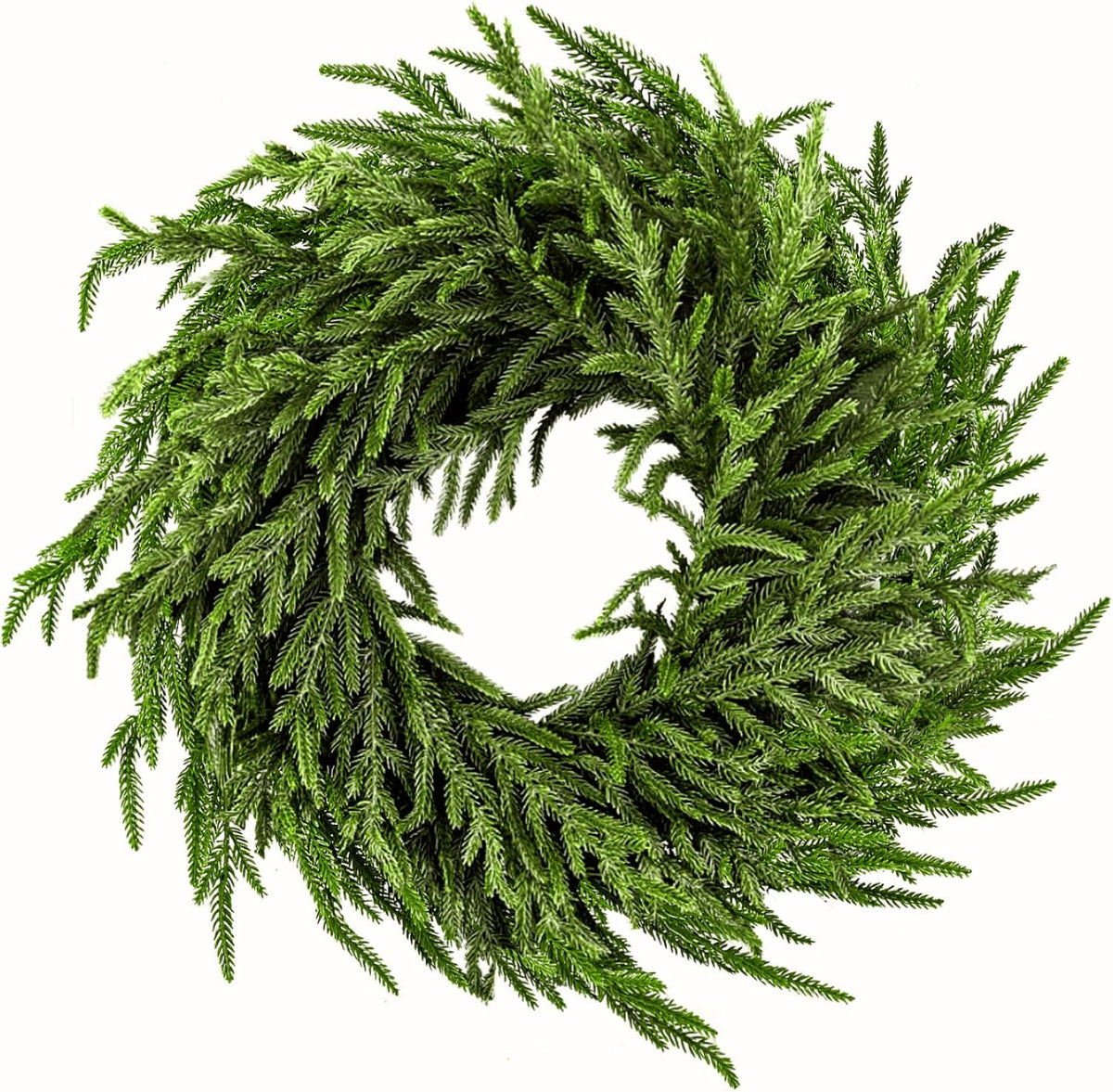 enven 24" norfolk pine wreath for front door, main product view