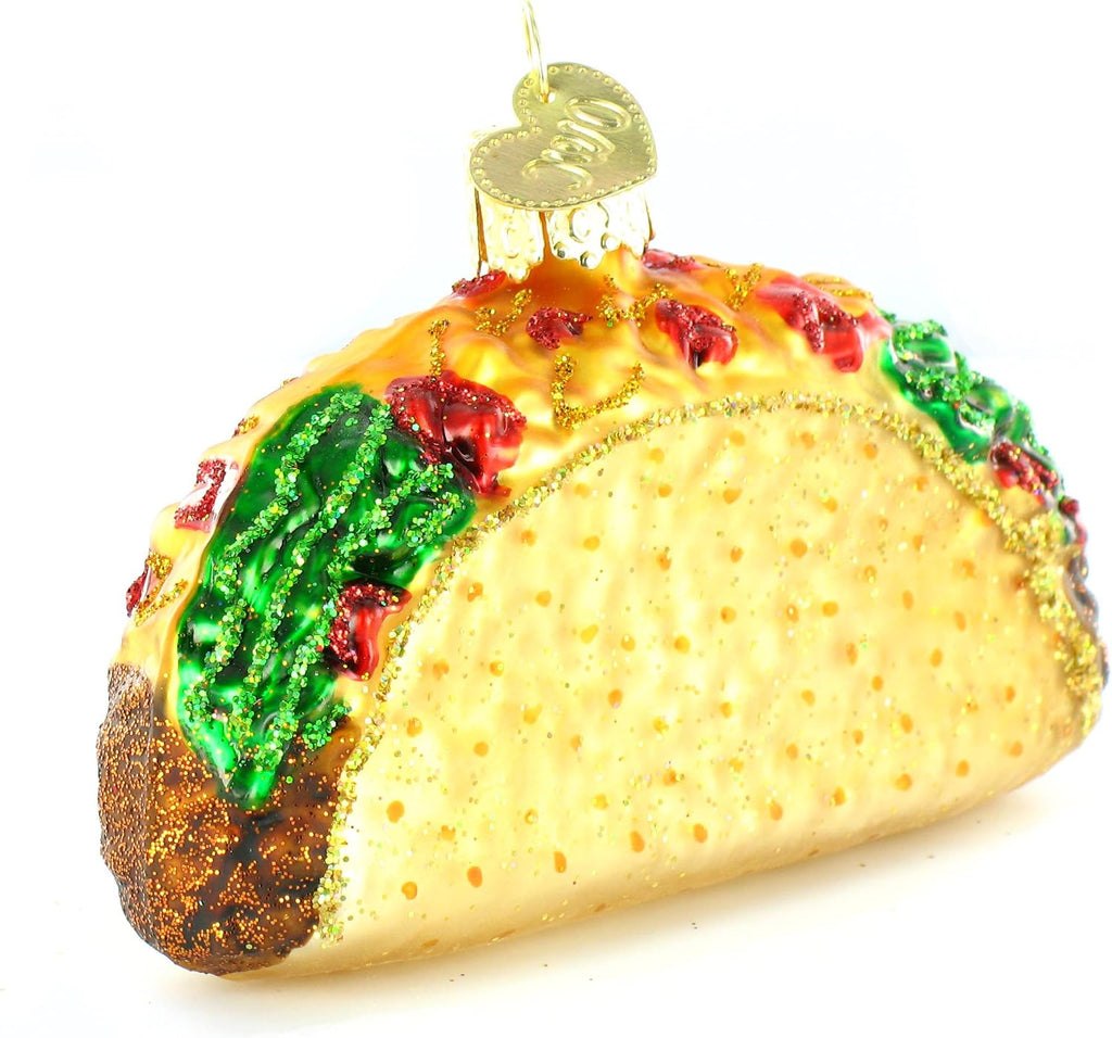 Old World Christmas Ornaments: Taco Glass Blown Ornaments for Christmas Tree (32084)