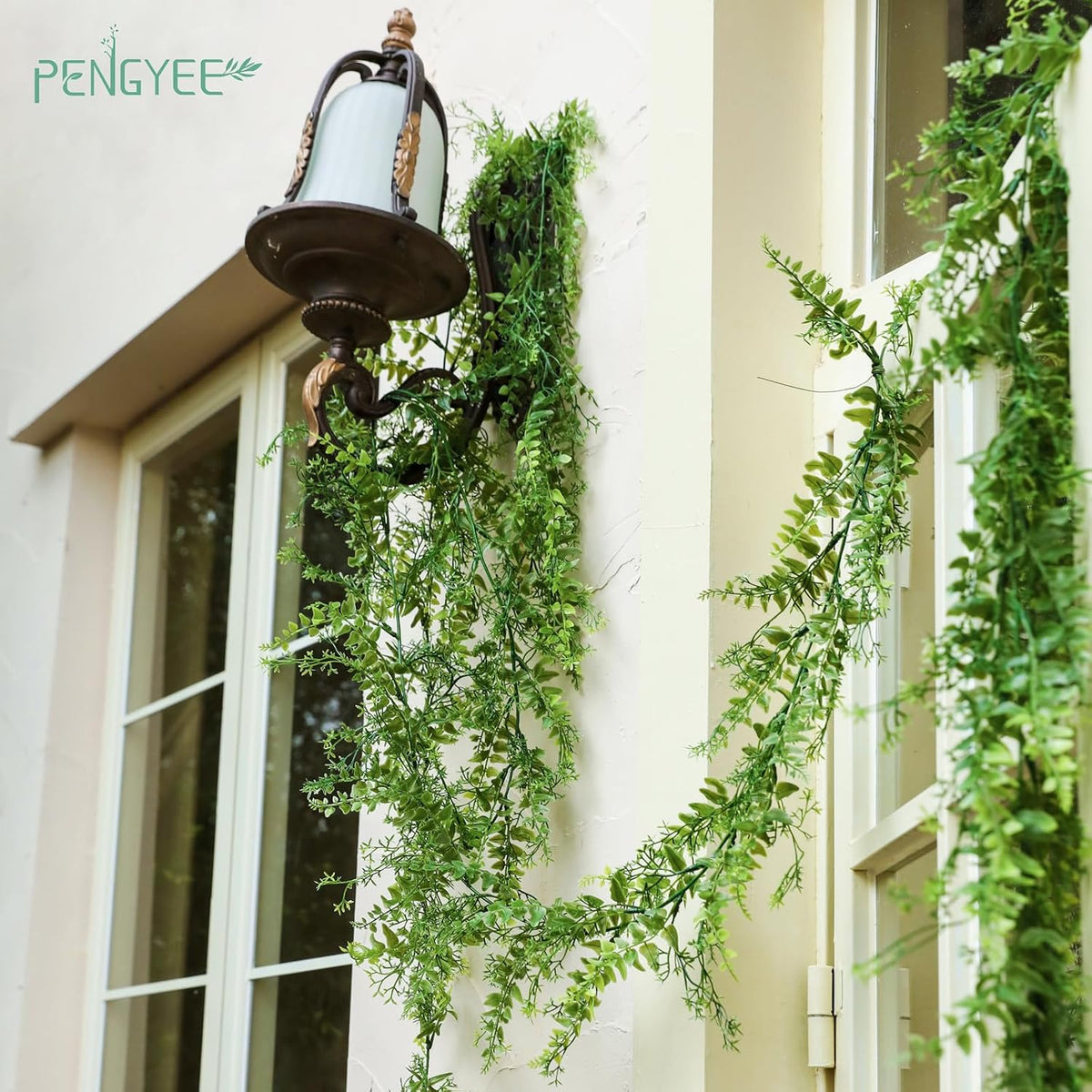 artificial greenery garland 6 pack, 5.57ft, for hanging, package contents