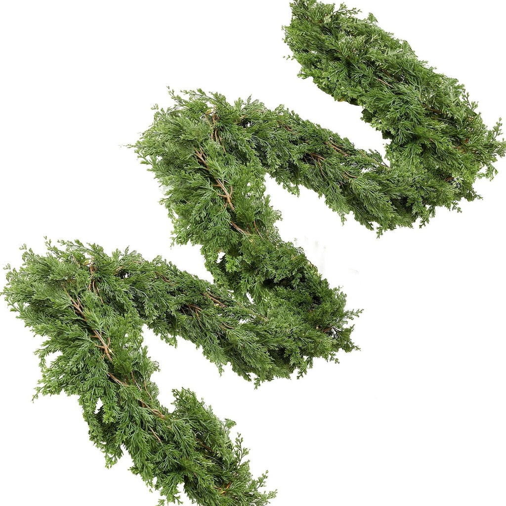 yinder 15 ft artificial cedar christmas garland, extra, main product view