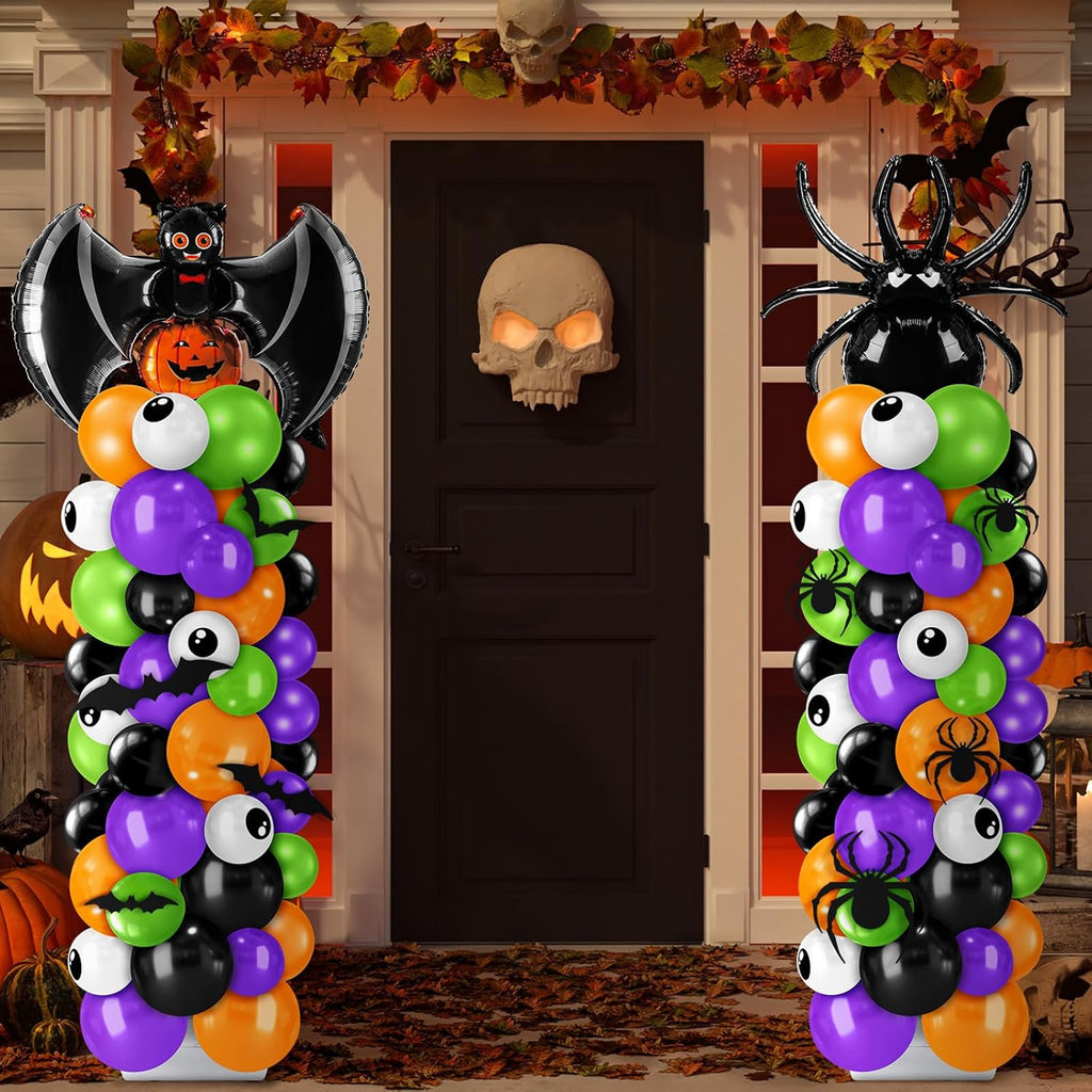 kasyat 2 sets halloween balloon column kit, bat shown in use