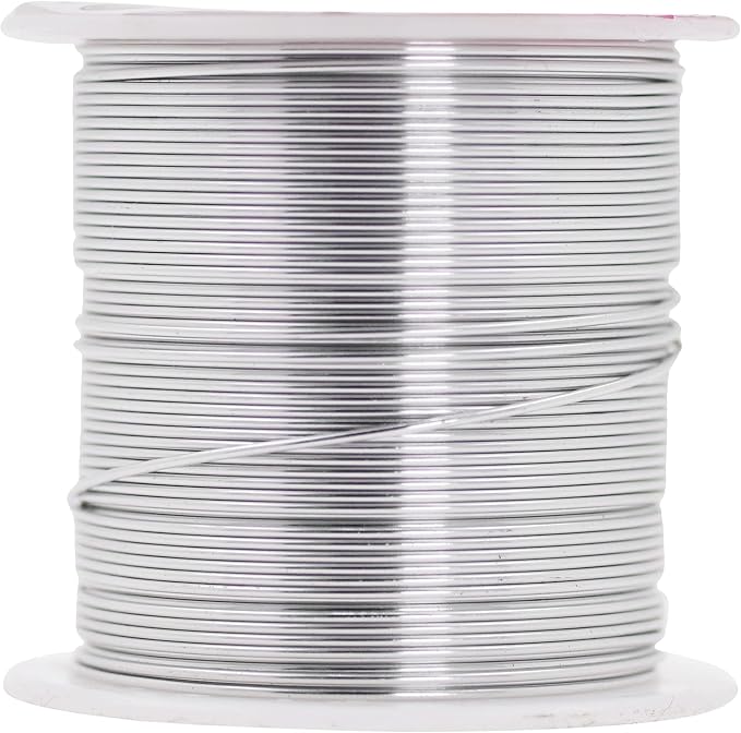 Mandala Crafts 22 Gauge Anodized Aluminum Craft Wire for Jewelry Making - 450 FT Colored Flexible Assorted Wire - Bendable for Bonsai Armature Crafting Sculpting