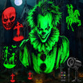 12-in-1 halloween projector lights, outdoor dynamic halloween projector, main product view
