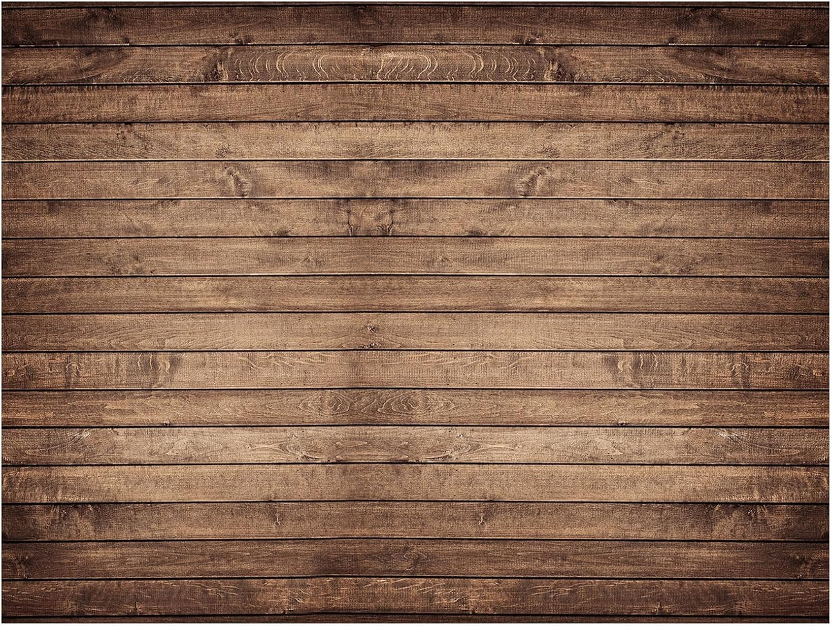 Mixweer Wood Backdrop for Photoshoot Western Party Decoration, 10 x 8 ft
