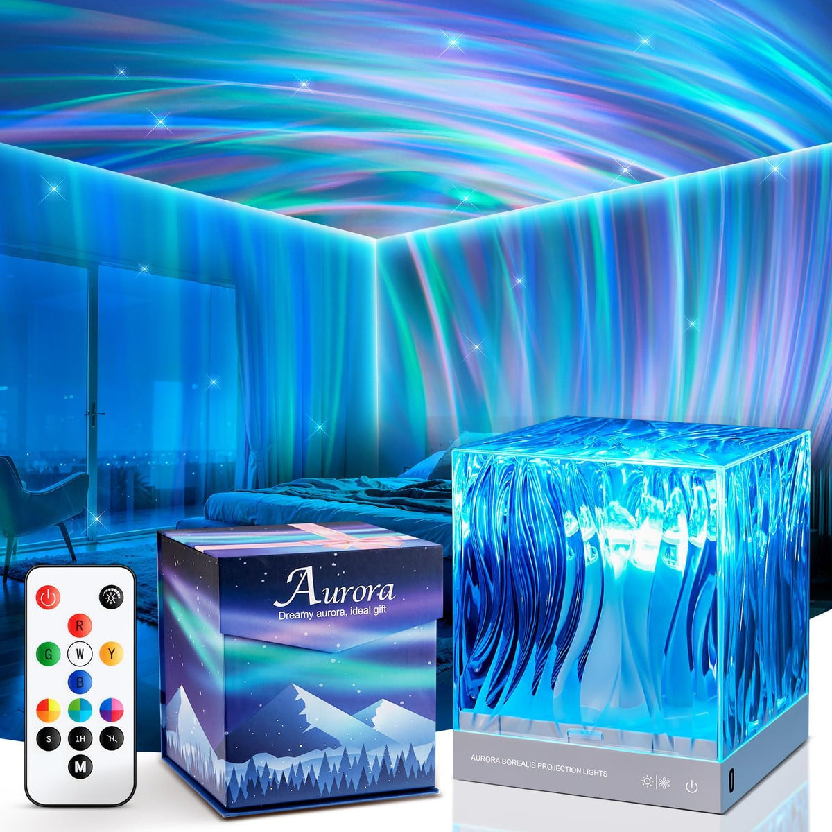 galaxy projector night light,18-color teen girl gifts trendy, main product view
