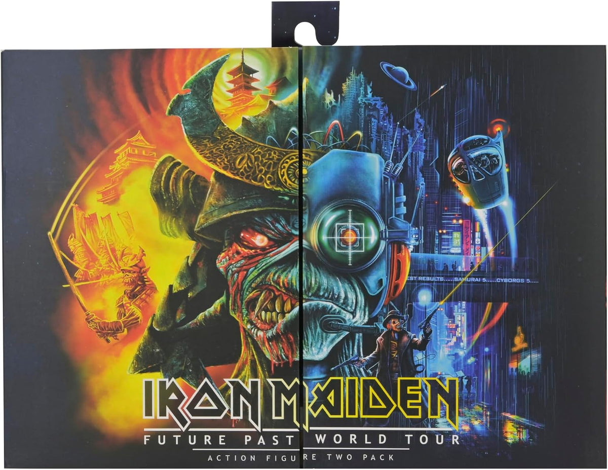 NECA Iron Maiden Future Past World Tour Ultimate Senjutsu Eddie and Somewhere...