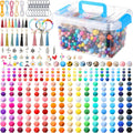 hotop 636 pcs silicone beads for keychain making, main product view