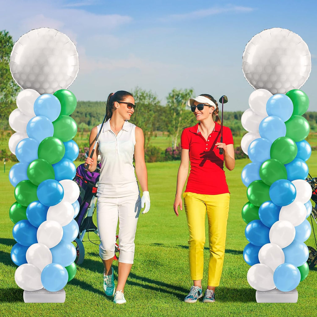 kasyat 2 sets golf balloon column stand kit, package contents