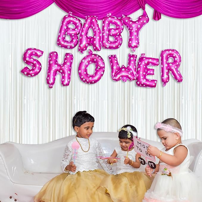 White Party Streamers Foil Fringe Backdrop Curtains Tinsel Streamers Birthday Party Decorations Fringe Backdrop for Birthday Party Graduation Bridal Shower