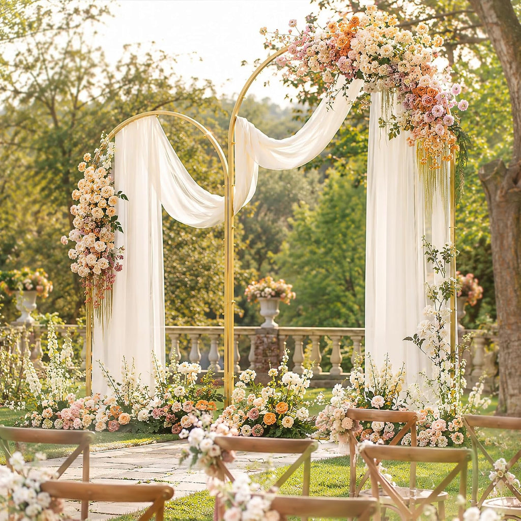 arch backdrop stand (4ft/5ft/6ft), metal arch frame stand, close-up detail