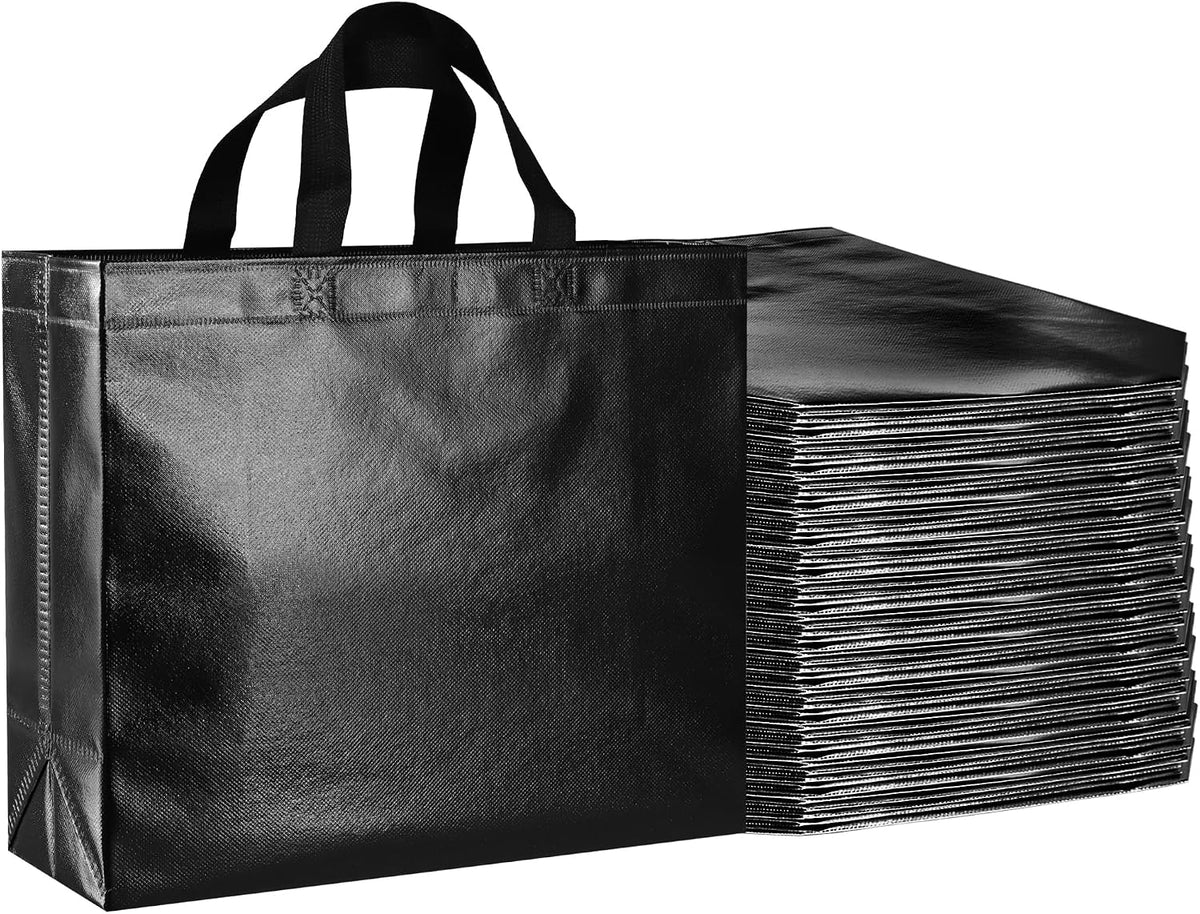 blewindz 60pcs large gift bags, glossy reusable gift, main product view
