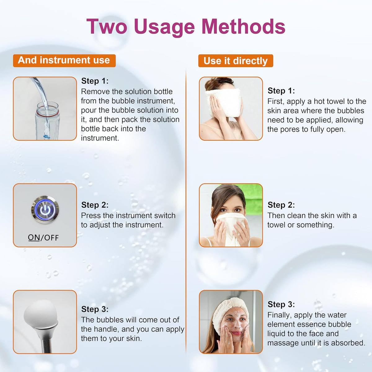Elitzia Sakura Beauty Bubble Solution for Oxygen Bubble Machine