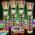 Glow Sticks Bulk 400 Pack 8" - Glow in The Dark Party Supplies，Glow Sticks For Kids Bulk Party Pack，Neon Glow in the Dark Party Supplies for Kids, Halloween, Concerts & Weddings