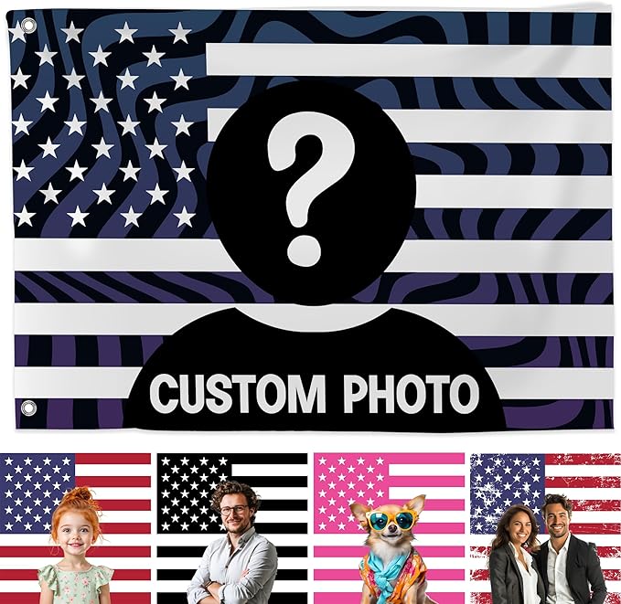 Custom Flag (1x1.5FT to 5x8FT) by DreamController for Business | Custom Outdoor Flags with Grommets for Advertising, Events | HD Printed Personalized Sign Flag | Express Dispatch & Shipping | Made in USA