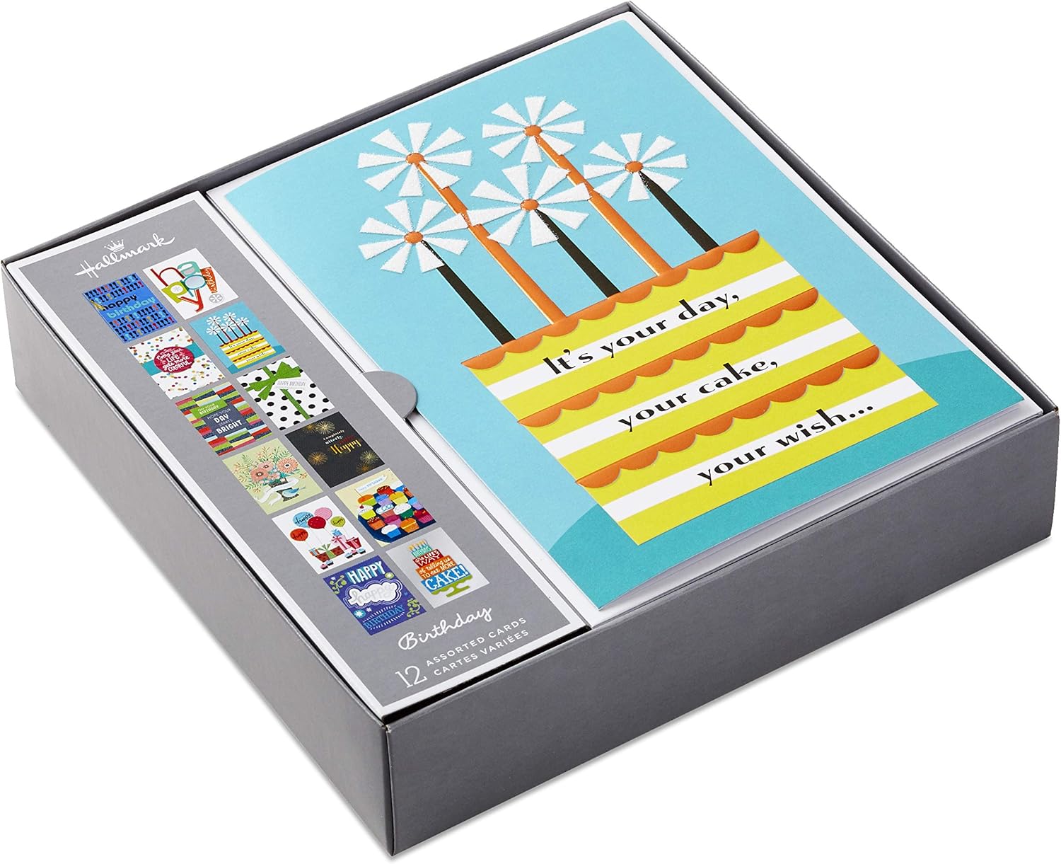 Hallmark Assorted Birthday Greeting Cards (12 Cards and Envelopes)