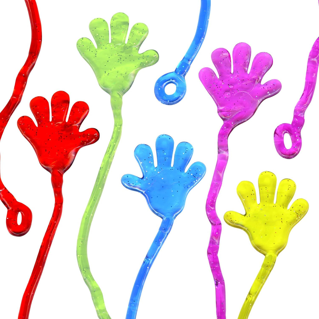 Giraffe 75 Pcs Bulk Sticky Hands for Kids – Stretchy Slap Hands Kids Summer Party Favors Bulk, Classroom Rewards, Birthday Prizes, Small Halloween Toys for Boys, Goodie Bag Stuffers for Kid