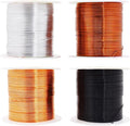 Mandala Crafts 18 Gauge Anodized Aluminum Craft Wire for Jewelry Making - 400 FT Colored Flexible Neutral Combo Wire - Bendable for Bonsai Armature Crafting Sculpting