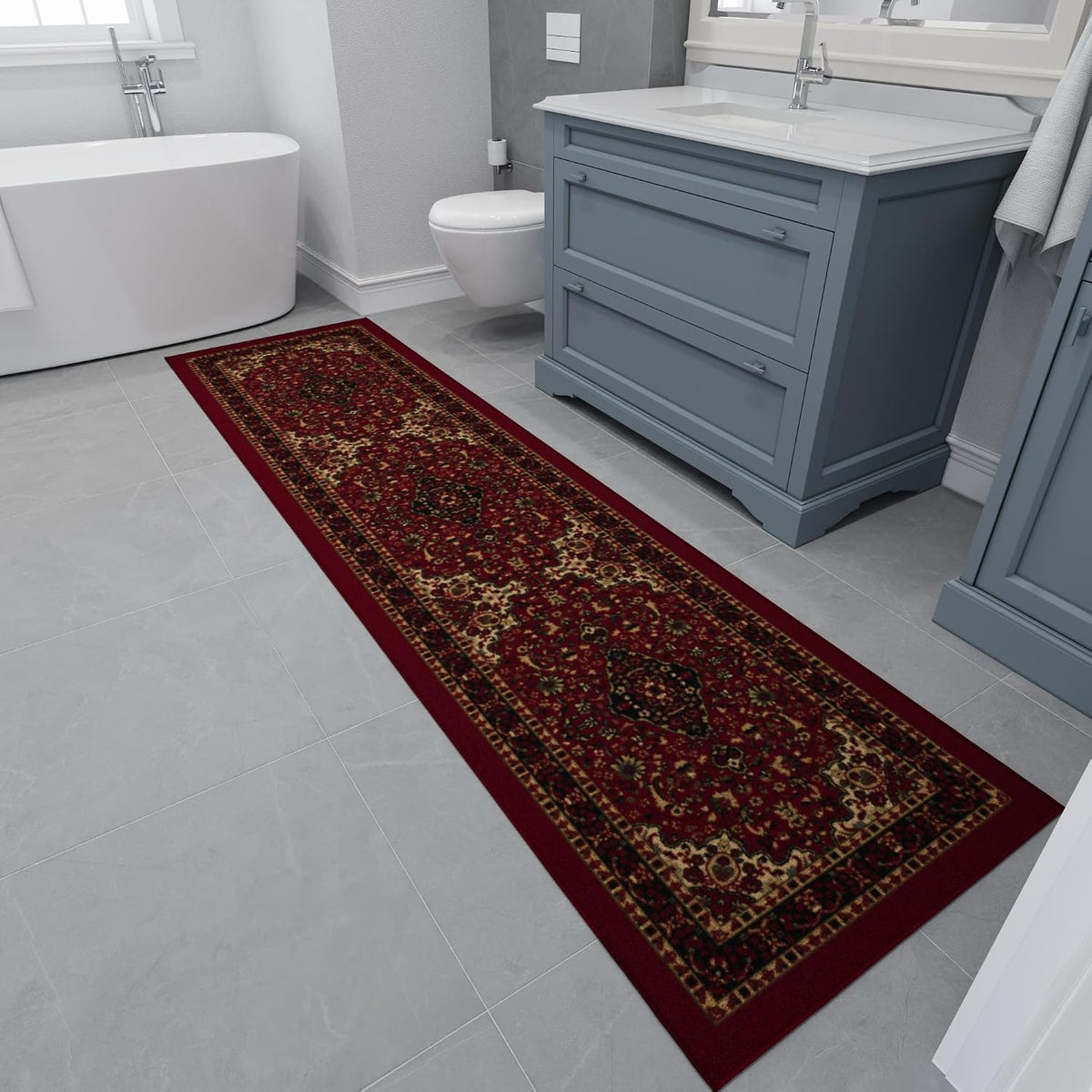 Ottomanson Persian 3x10 Runner Rug for Hallway – Kitchen Rug Runners
