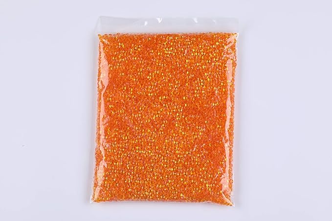 10000 pcs/Pack Wedding Table Scatter Confetti Crystals Acrylic Diamonds Vase Fillers 4.5 mm Rhinestones for Wedding, Bridal Shower, Vase Beads Decorations (Bisque)