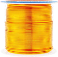 Mandala Crafts 20 Gauge Anodized Aluminum Craft Wire for Jewelry Making - 100 FT Colored Flexible Gold Tone Wire - Bendable for Bonsai Armature Crafting Sculpting