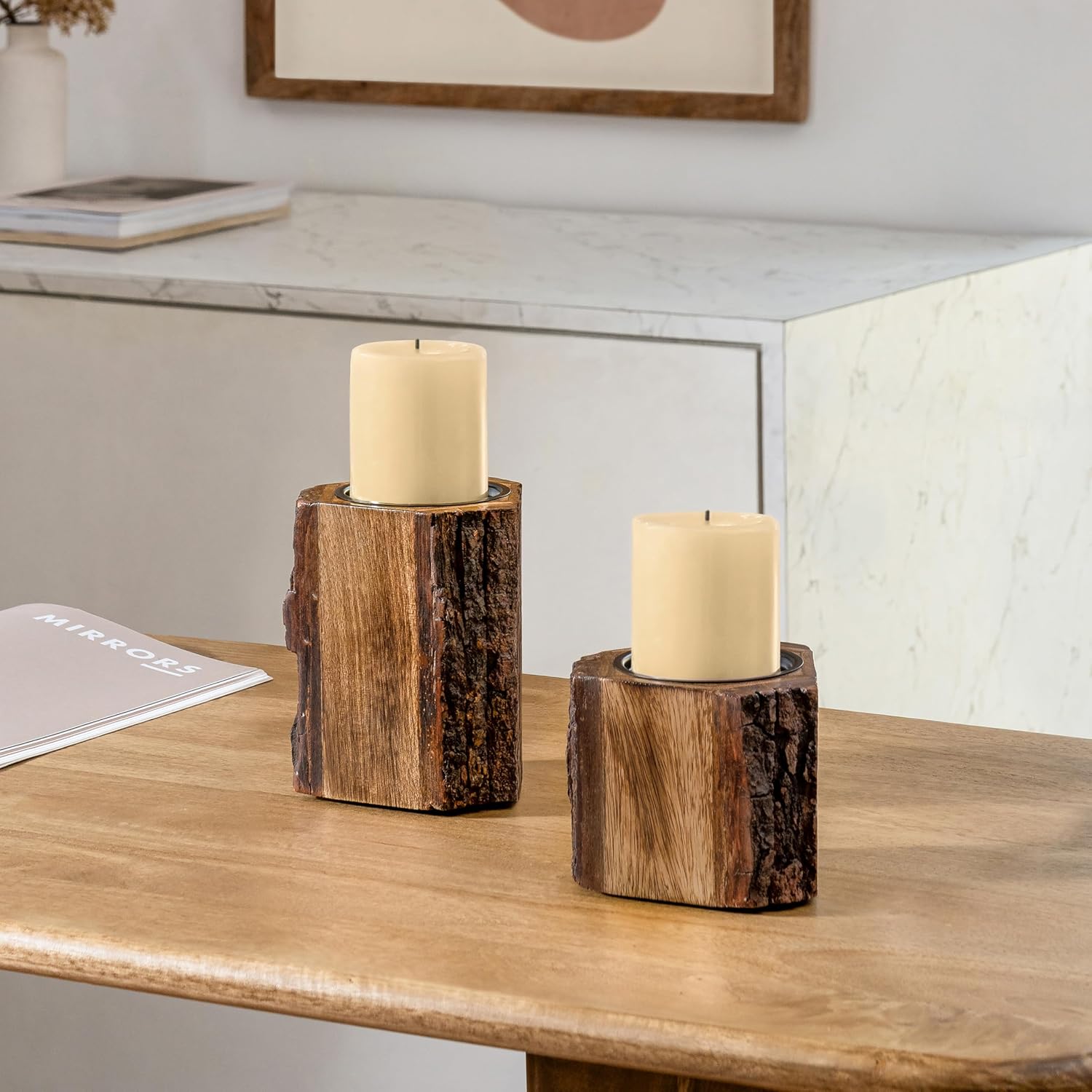 Aurora Candle Holder Set of 2