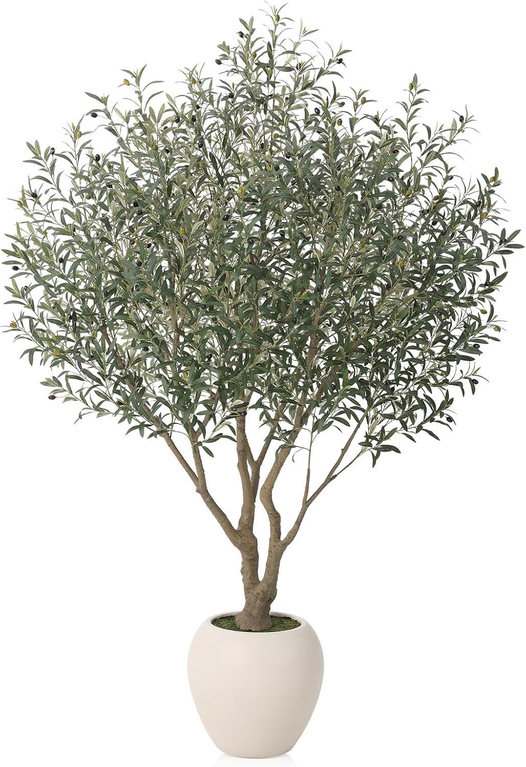 verinatural artificial olive tree 8ft faux plant home on a desk or shelf