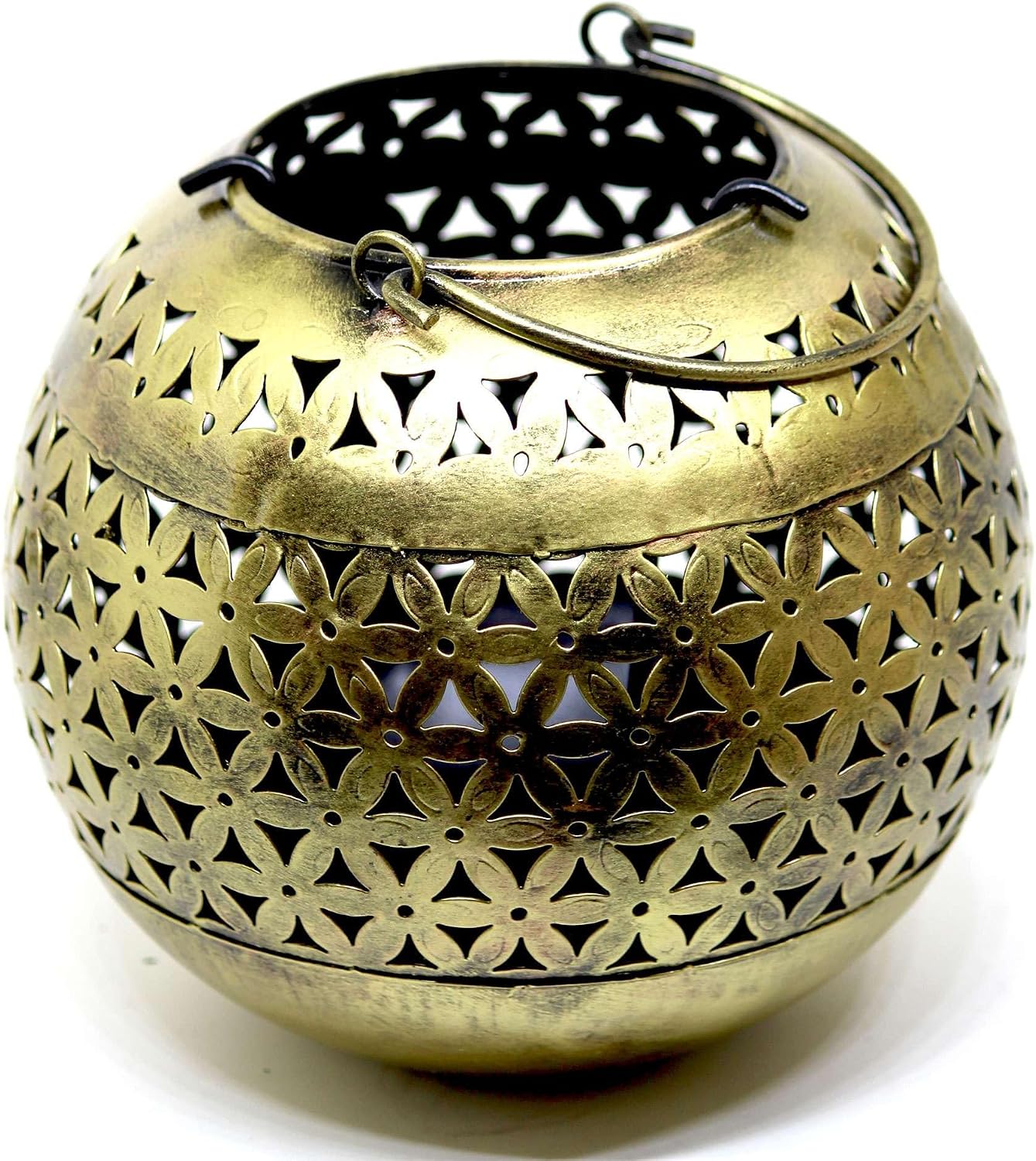 Decorative Brass Bowls with Floral Design Decorative Showpiece T-Light Candle Holder