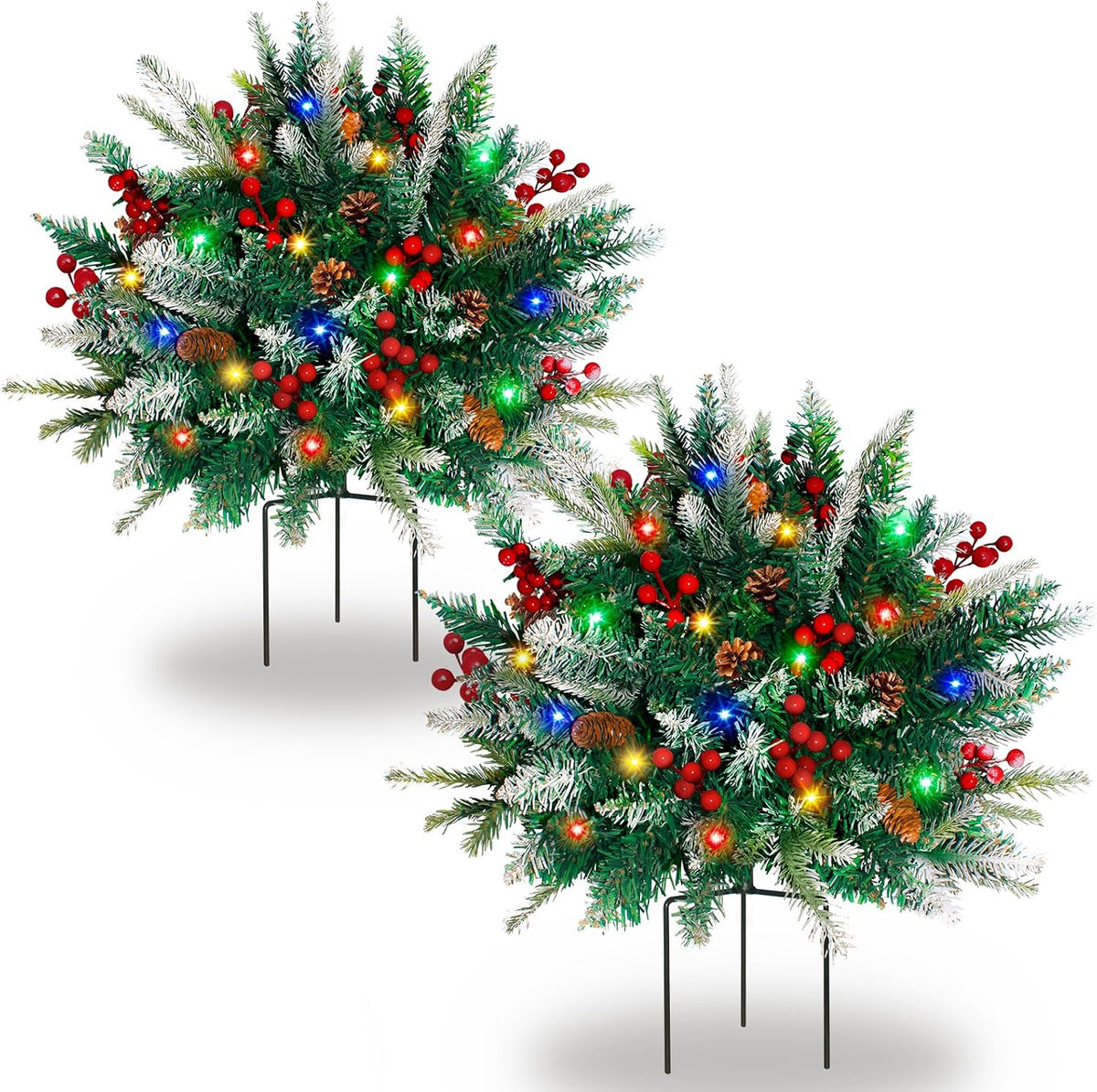 lighted christmas urn filler, 2 pack 24 inch, main product view