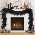 n&t nieting 9ft black garland artificial norfolk pine, main product view