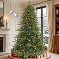 shareconn 7.5ft prelit artificial fir christmas tree with, main product view