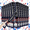Confetti Cannon 12 Pack Multicolor Biodegradable Confetti Popper Party Confetti Shooters 12 Inch Confetti Popper Cannons Confetti Poppers for Wedding Birthday Graduation New Years Eve Celebration