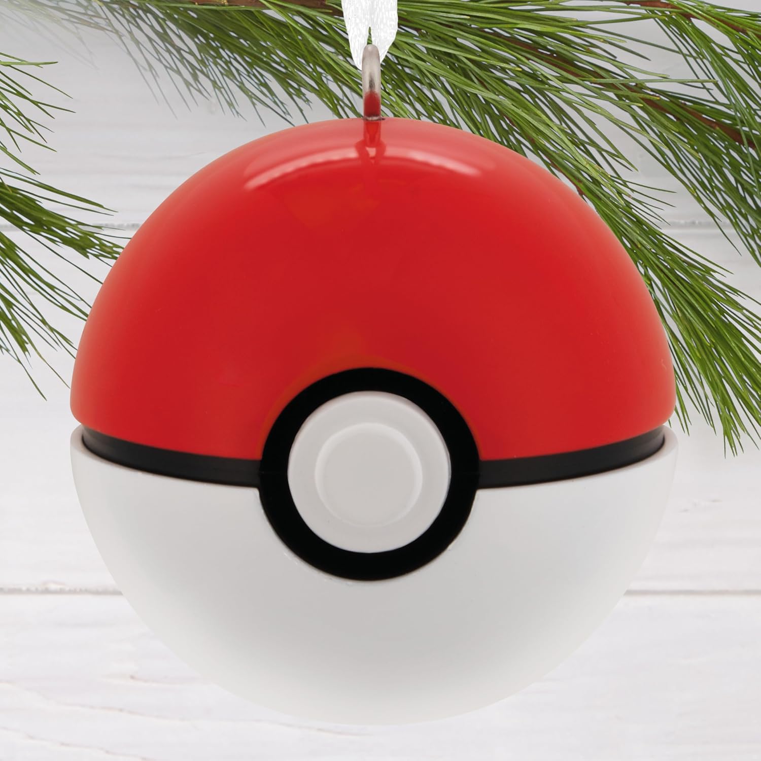 Hallmark Pokémon Poké Ball Christmas Ornament, Metal