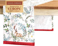 Maison d' Hermine Table Runner 100% Cotton Single Layer Table Runners 72 inches Long for Thanksgiving Christmas Decorations Home Kitchen Dining Party Wedding (Holly Time, 14.5" x 72")
