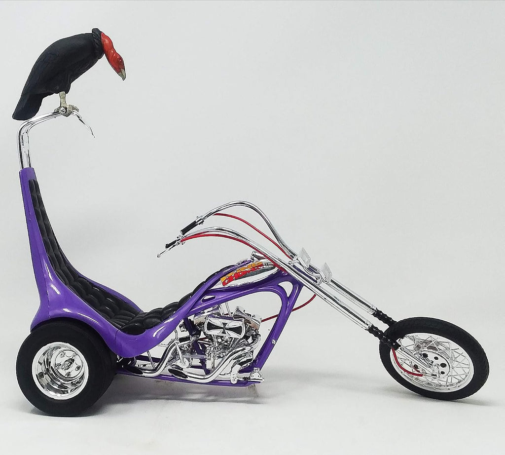 atlantis amcm224 1/8 king chopper ii trike tom, close-up detail