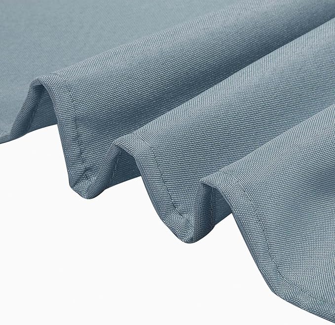Efavormart 54x54 Dusty Blue Wholesale Linens Seamless Polyester Square Linen Tablecloth for Wedding Banquet Party Restaurant