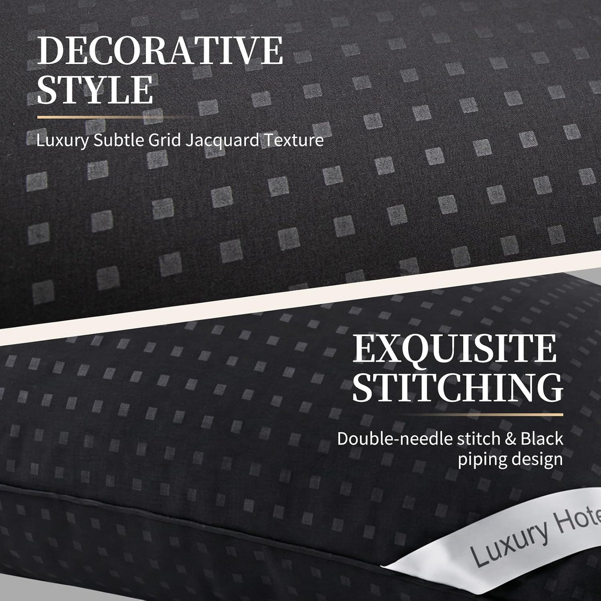 Bed Pillows for Sleeping Standard Size Set of 4, Luxury Hotel Quality Cooling...