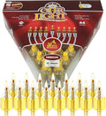 Ner Mitzvah Pre - Filled Menorah Oil Cup Candles, Hanukkah Ohr Lights, 100% Olive Oil with Cotton Wick in Glass Cup - Medium (Pack of 44) Burns Approx. 2 1/2 Hrs
