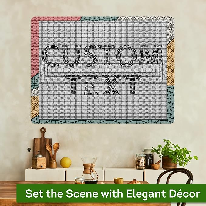 Custom Sign, Custom Street Sign, 11 Font Colors, 13 Font Styles, 4 Hole Options, 22 Sizes, 36x48 Inches, Rust Free DiBound, Fade Resistant, Made in USA by My Sign Center (Fauxsaic 2)