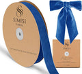 Royal Blue Velvet Ribbon 1'' 25 Yards for Christmas Tree, Gift Wrapping, Flower Bouquet, Wreath Decorations, Bow Making