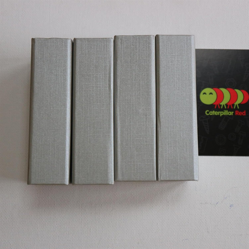 silver grey magnetic usb presentation gift boxes, flash, side view