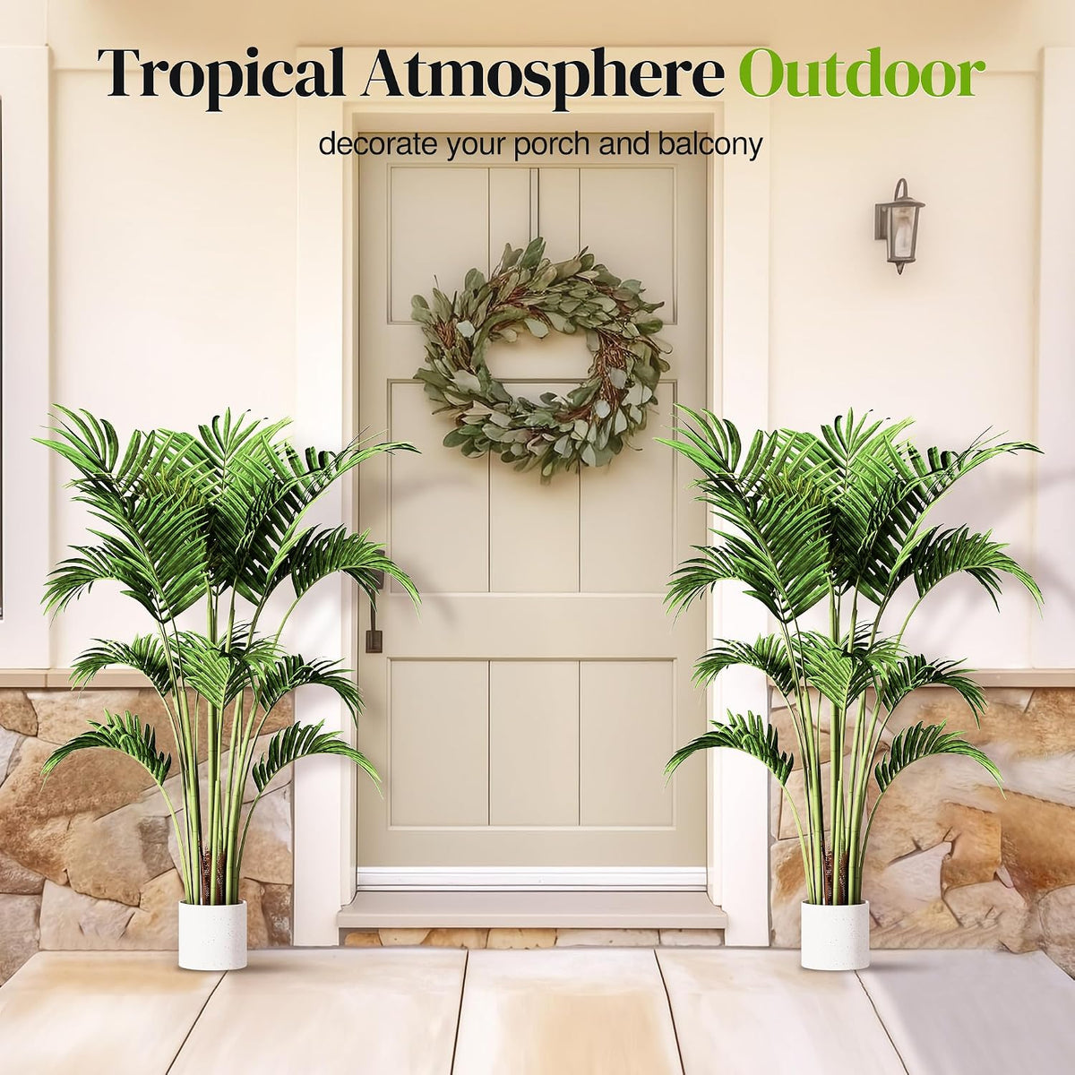 artificial palm tree 4ft, suntee fake tree with, package contents