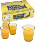 Hyoola Citronella Candle Votives in Glass Cup, Indoor and Outdoor Decorative and Mosquito, Insect and Bug Repellent Candle, Natural Fresh Scent, 12 Hour Burn Time, Made in Europe (Pack of 12)