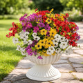 24 bundles artificial fake flowers for outdoors indoor, main product view