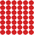 auihiay 64pcs red hydrangea artificial flowers, fake hydrangea, main product view
